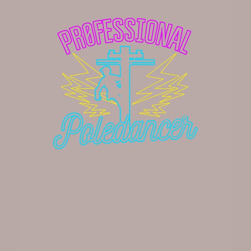 Lineman Pole 80s Professional Poledancer Gift