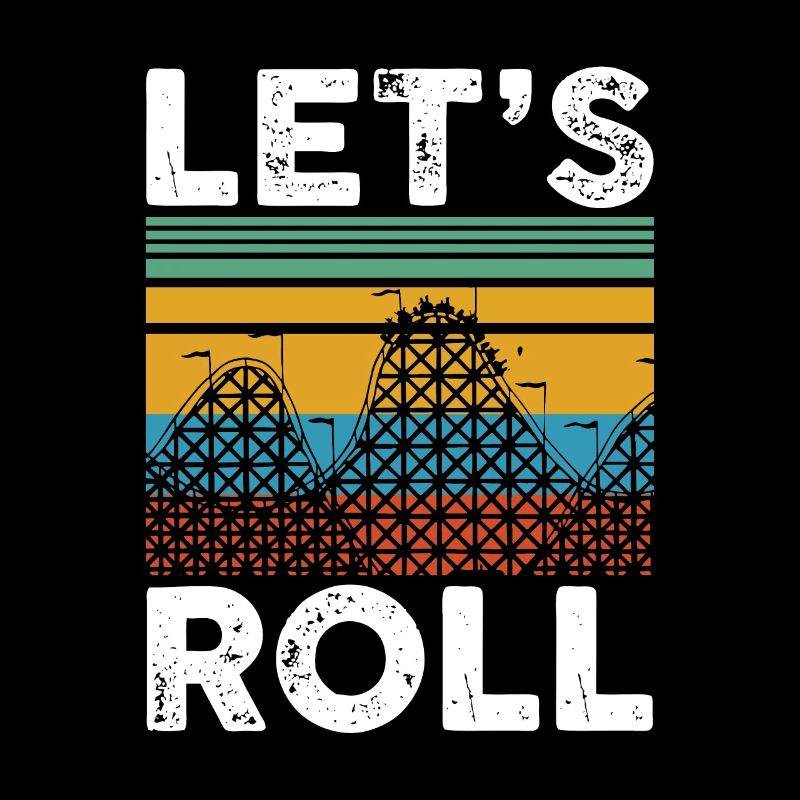 Roller Coaster Lets Roll Thrillseeker Amusement