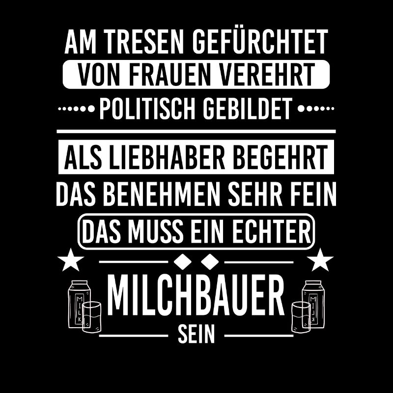 Milchbauer Bauer Landwirt Geschenkidee
