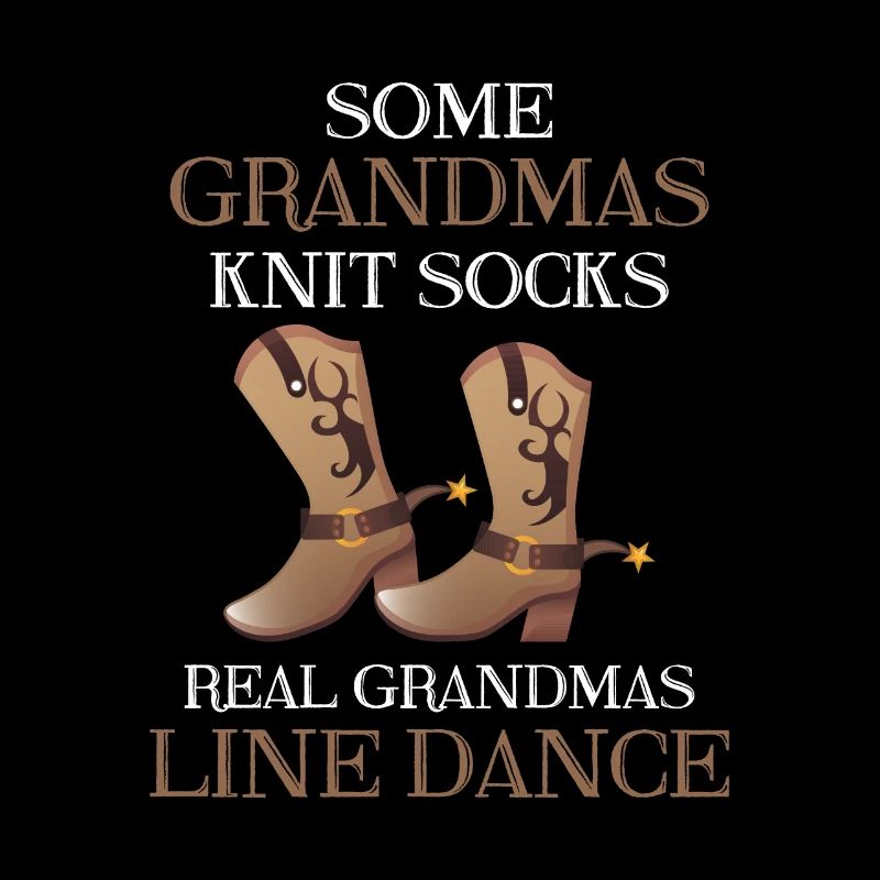 Line Dancing Oma Line Dancer Großmutter