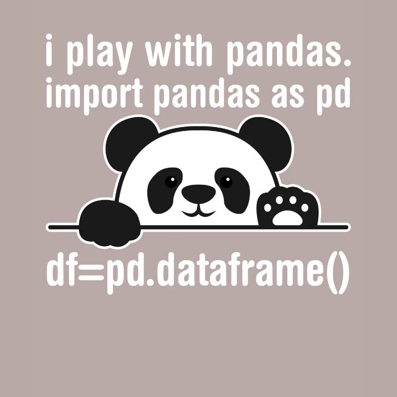 Python Programmierer IT Nerd Panda Programmierung