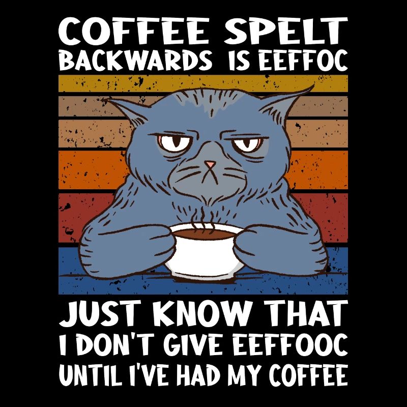 Café épelé à l’envers est eeffoc Design