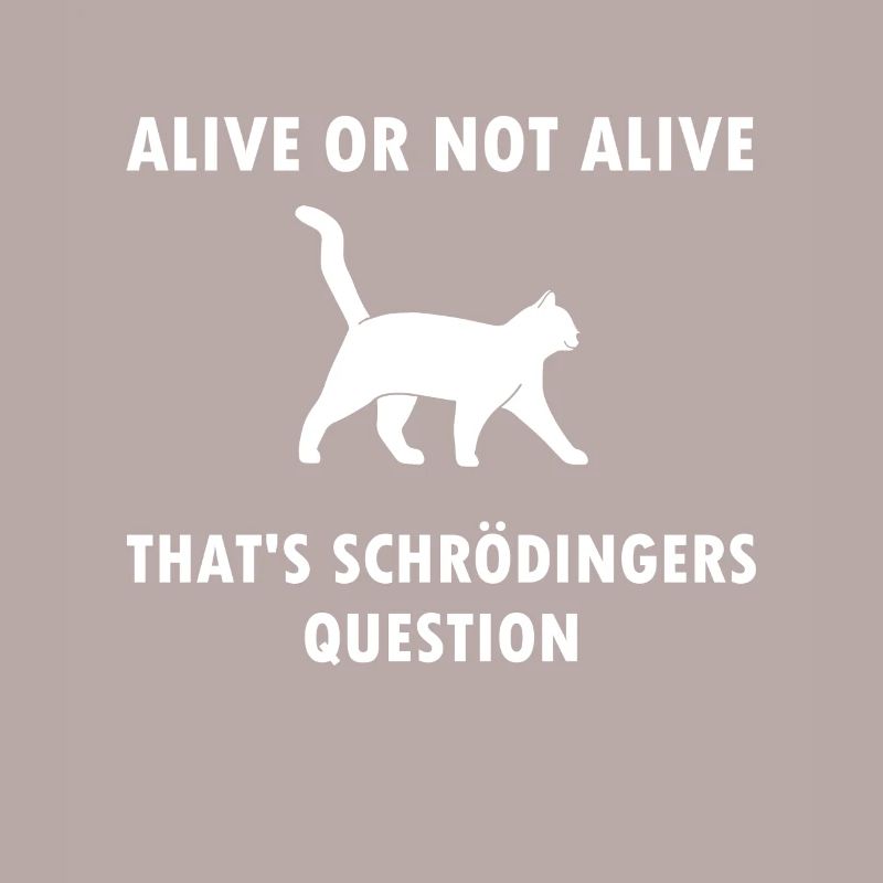 Schrödinger's Cat - Physicist Gift Physics Nerd