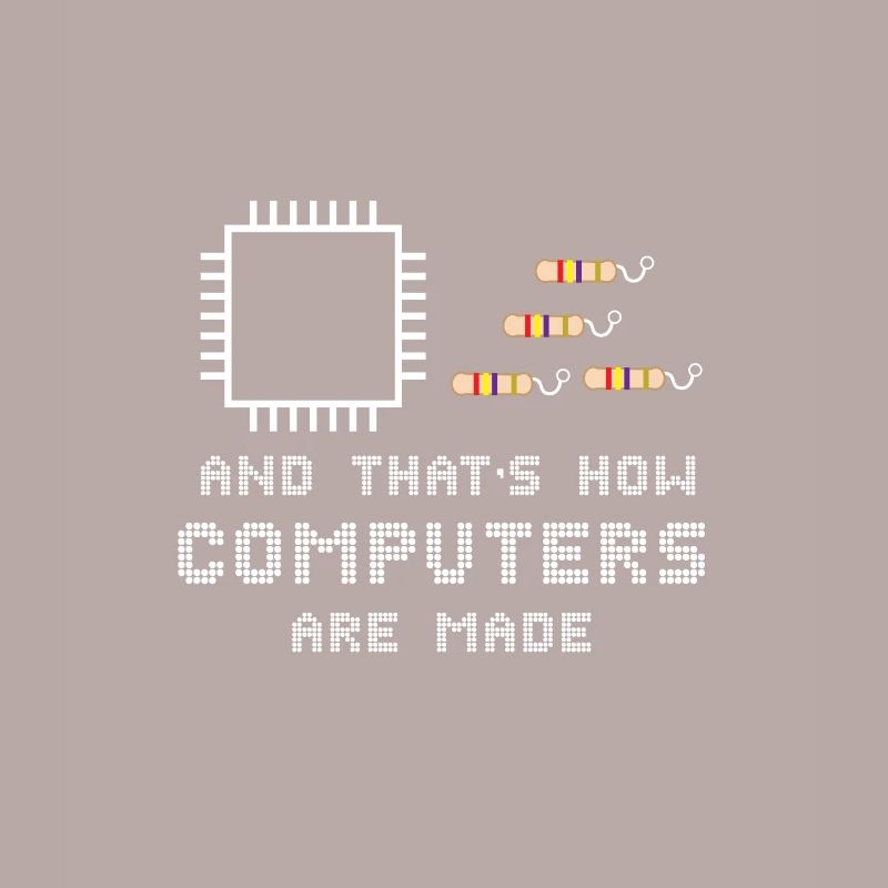 Computer Hardware PC Nerd Mainboard