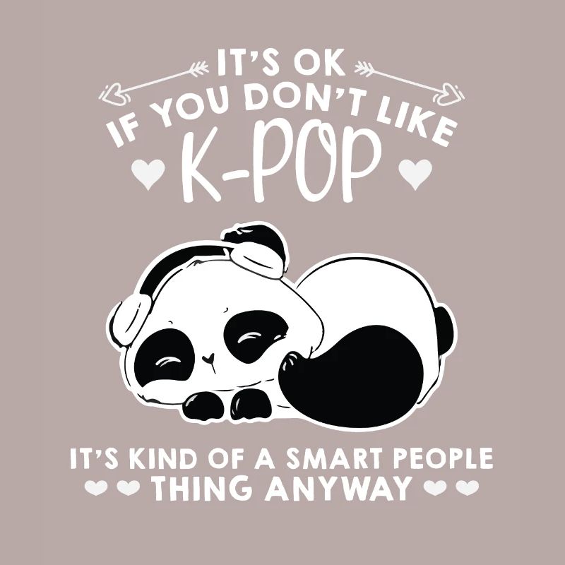 K-Pop Panda K-pop compartiments K-pop-panda-cadeau