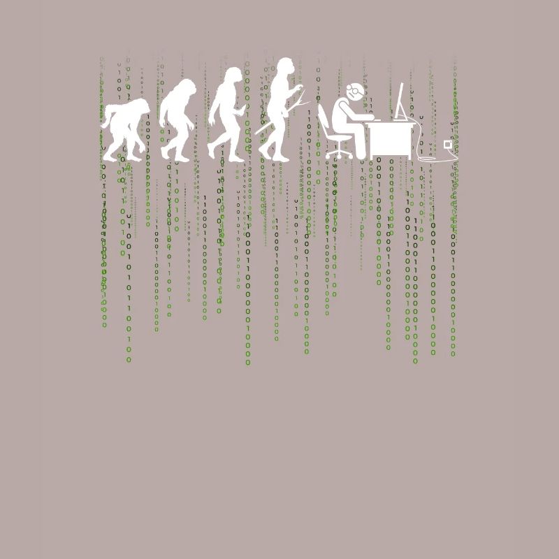 Evolution Computer Enticklung BrushIng Gift