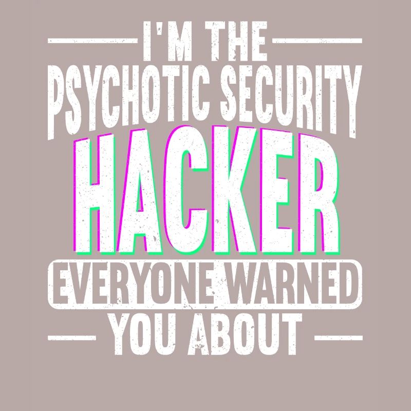 Ich bin der Psychotic Security Hacker Computer Hacking