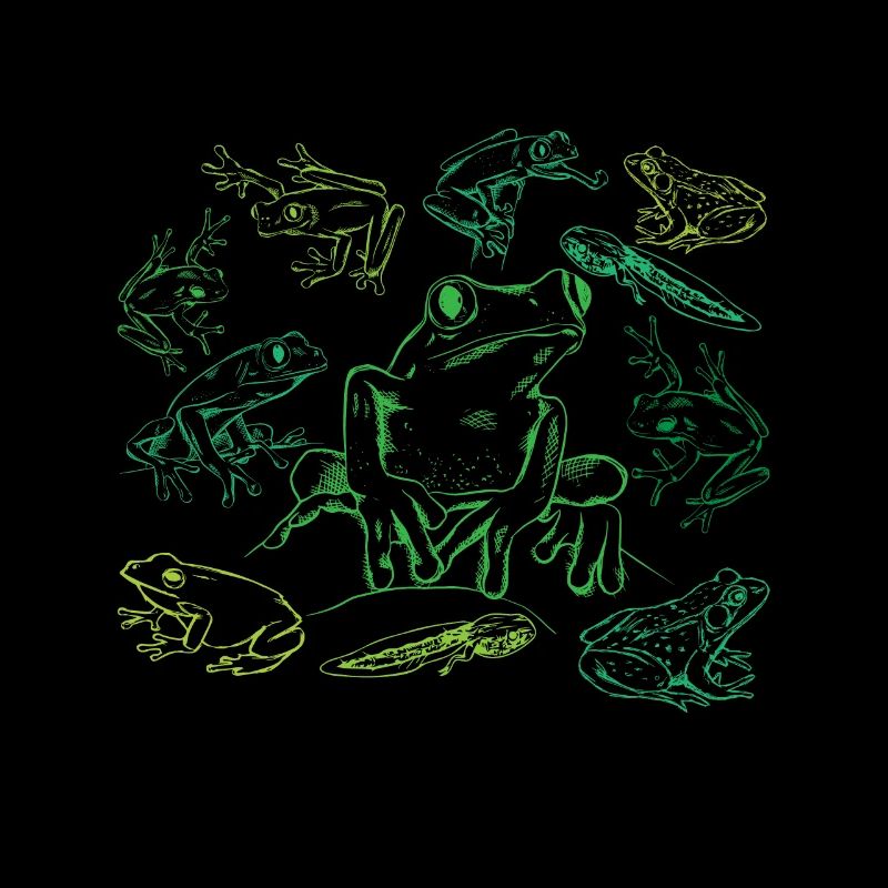 Tadpole Frog Toad Collage Frog Lovers