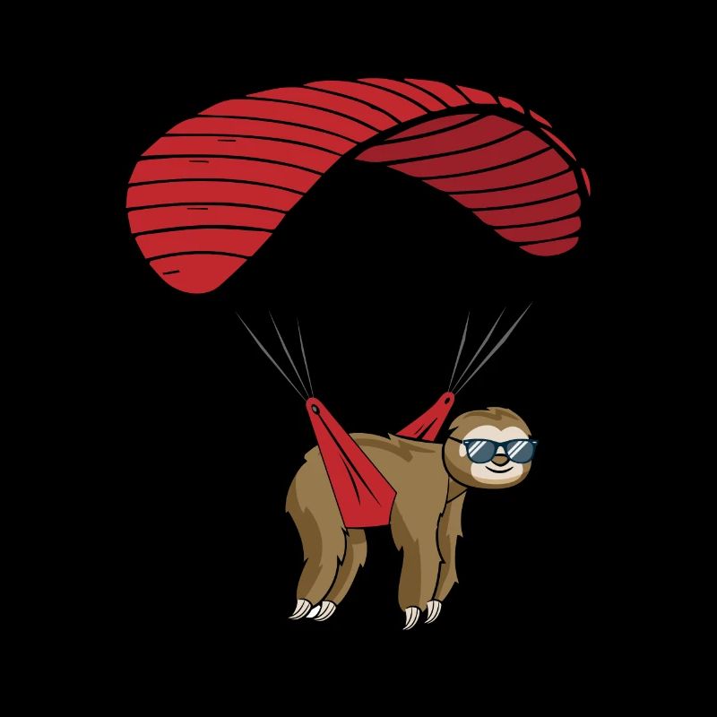 Sloth Paraglider Paragliding Skydiving