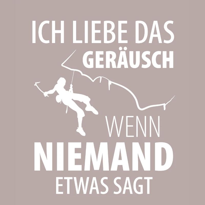 Eisklettern Eiskletterer Eispickel