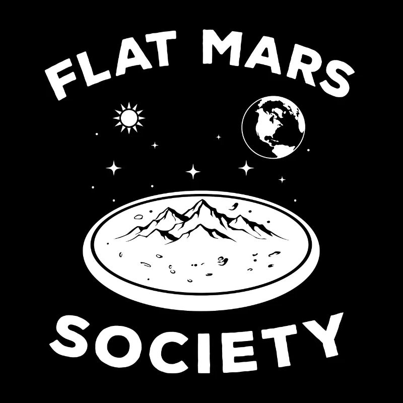 Flat Mars Society Globus Planet Flache Erde