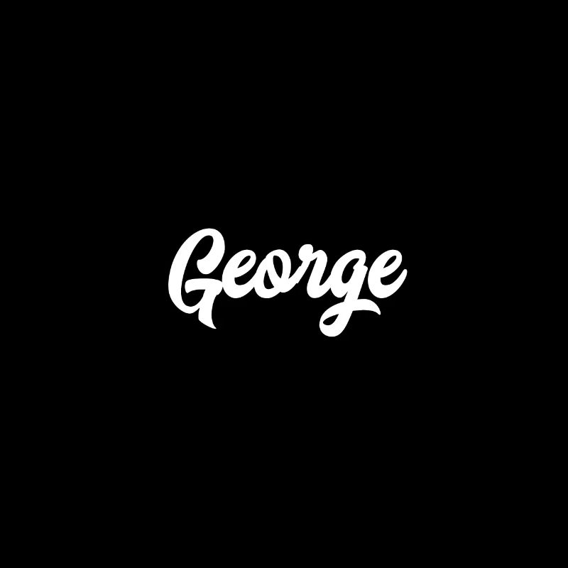 George Custom Text Geburtstagsname