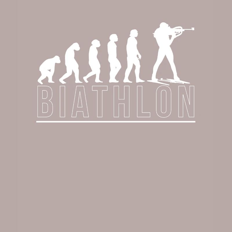 Evolution Biathlon Geschenk Langläufer