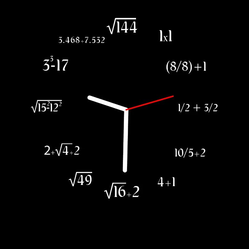 Mème Drôle Mathématiques Mathématicien Math Horloge