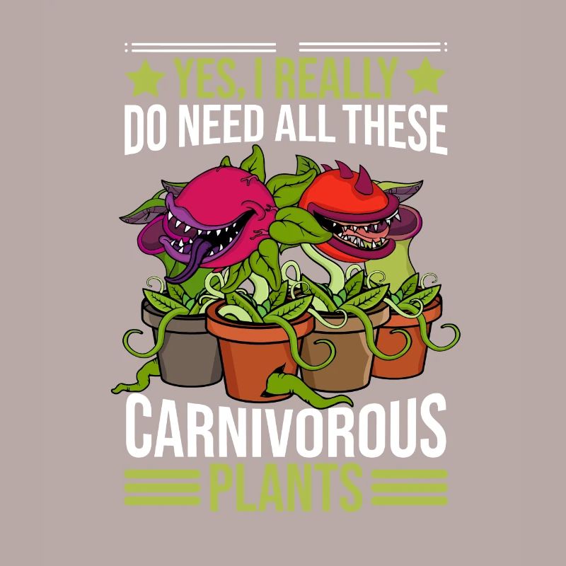 Carnivorous plants Venus flytrap