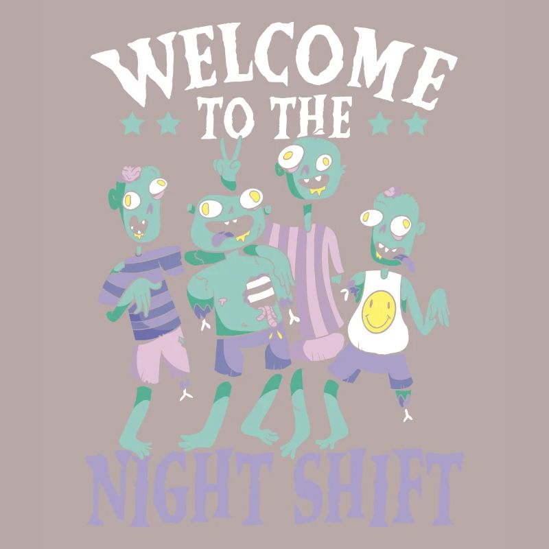 Willkommen bei The Night Shift Graveyard Shift Worker