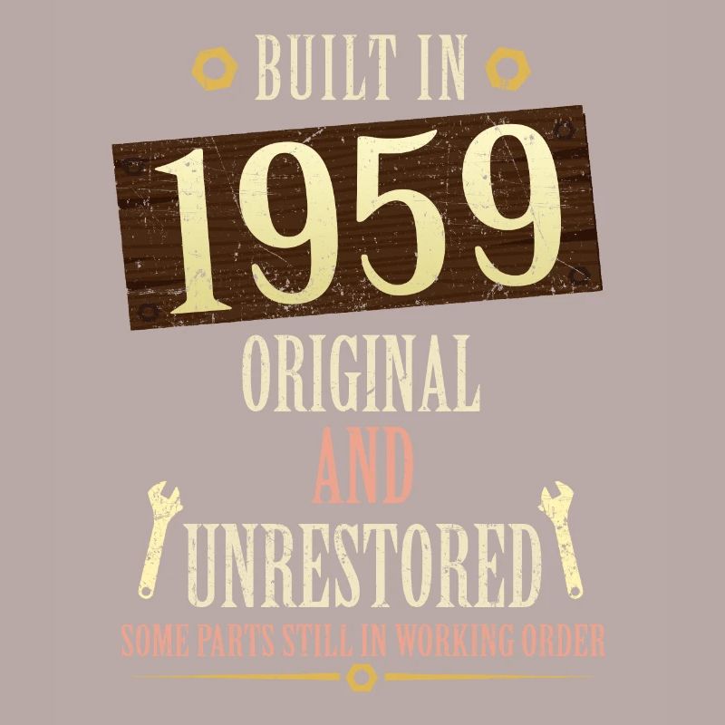 Construit dans l’original de 1959 et non restauré