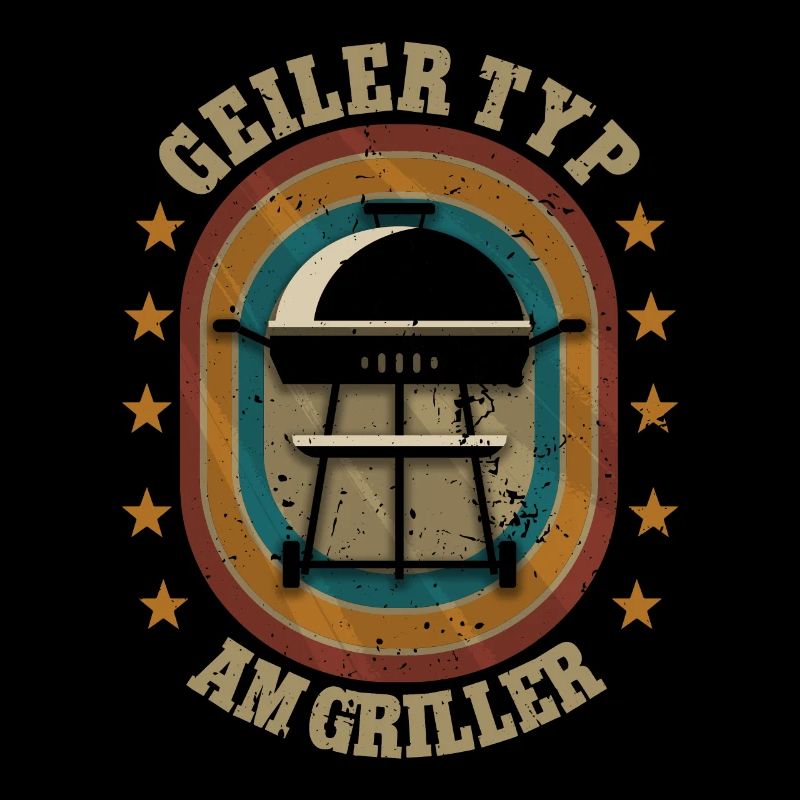 Geiler Typ am Griller Garten Gärtner