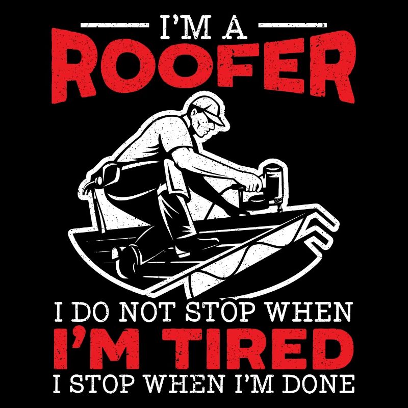 Ich bin ein Dachdecker Dachflüsterer Dach Ninja Job Dachdecker