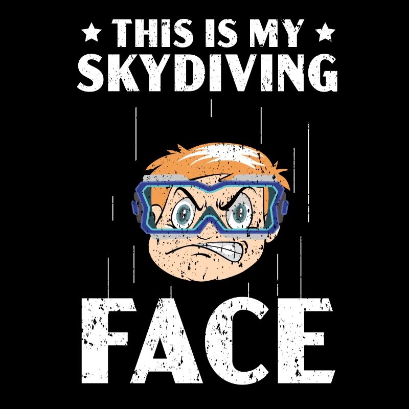 My Skydiving Face Skydive Parachuting Skydiver