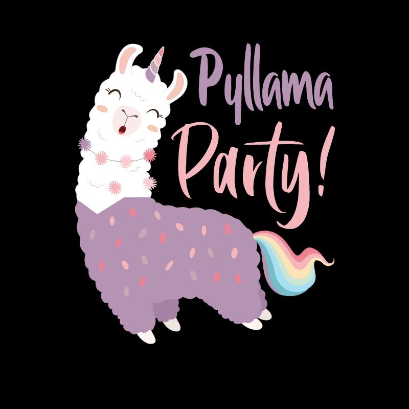 Pyllama Party Llama Alpaca Funny Pyjama