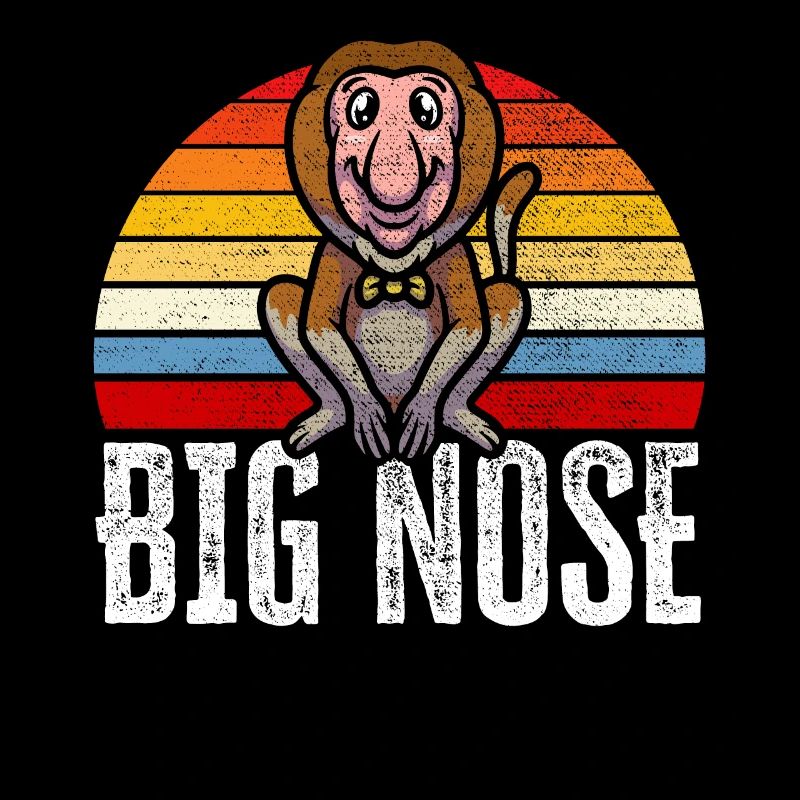 Big Nose Proboscis Singe Singe Faune Zookeeper