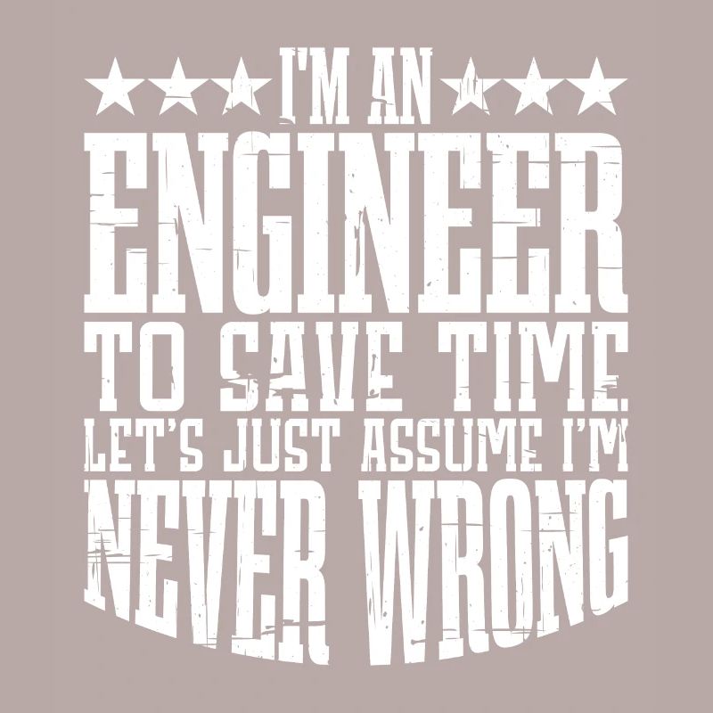 m An Engineer, Let's Just Assume Im Never Wrong2