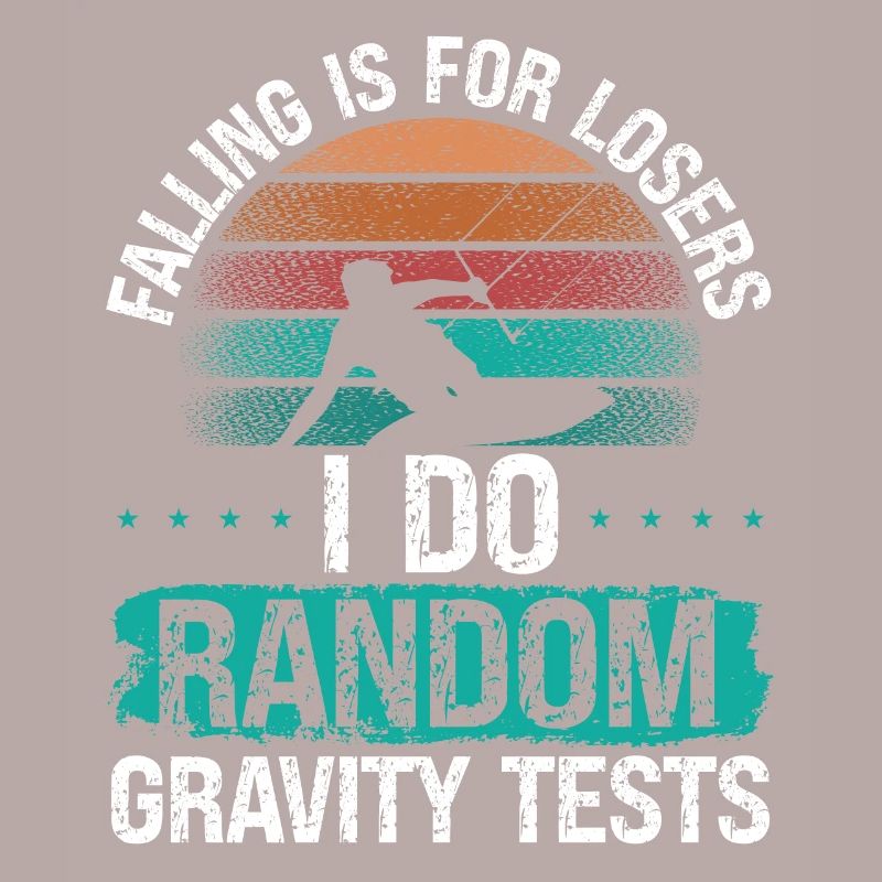 Kiteboarder Random Gravity Test Falling Kite