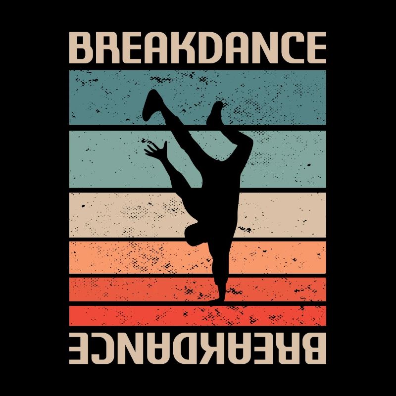 Rétro Vintage Classique Breakdance Breakdance Danc