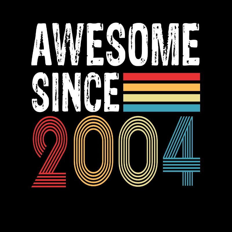 Awesome Since 2004 Geburtstag 2004 Vintage 2004