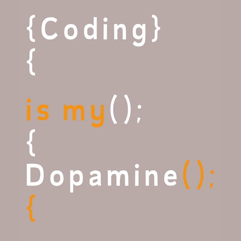 Drôle de codage est mon codeur de dopamine