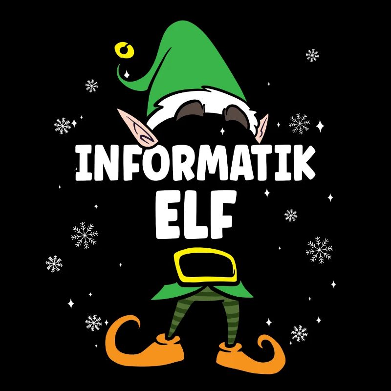 Informatik Elf Partnerlook Weihnachten