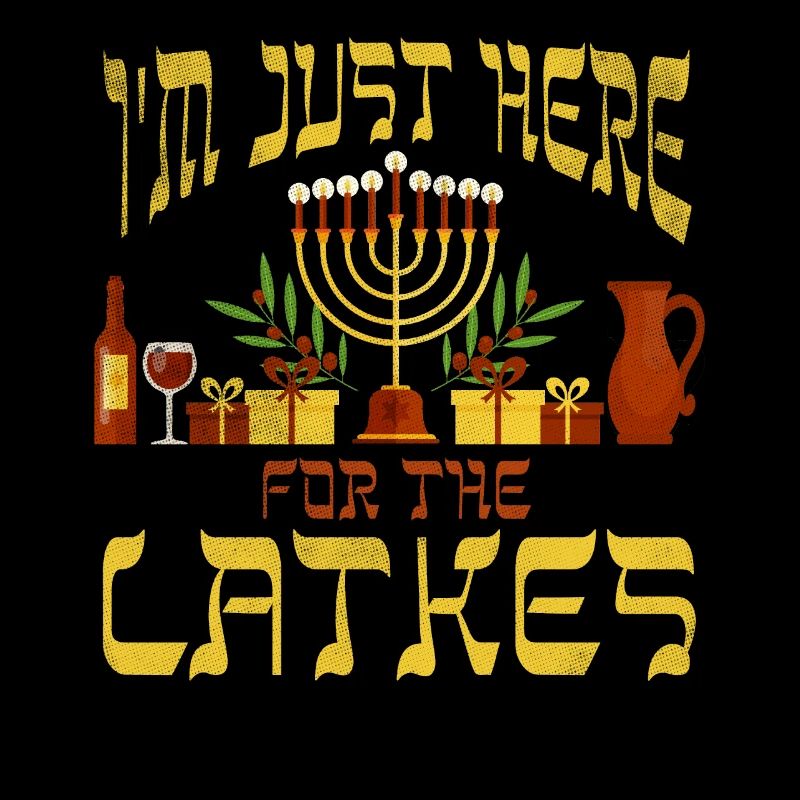 Pour Latkes Juifs de Noël Juifs Hanoukka Éléments