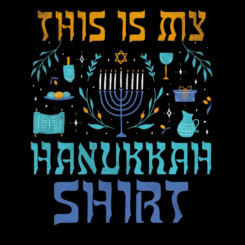 Juif de Noël juif Ce modèle de Hanoukka