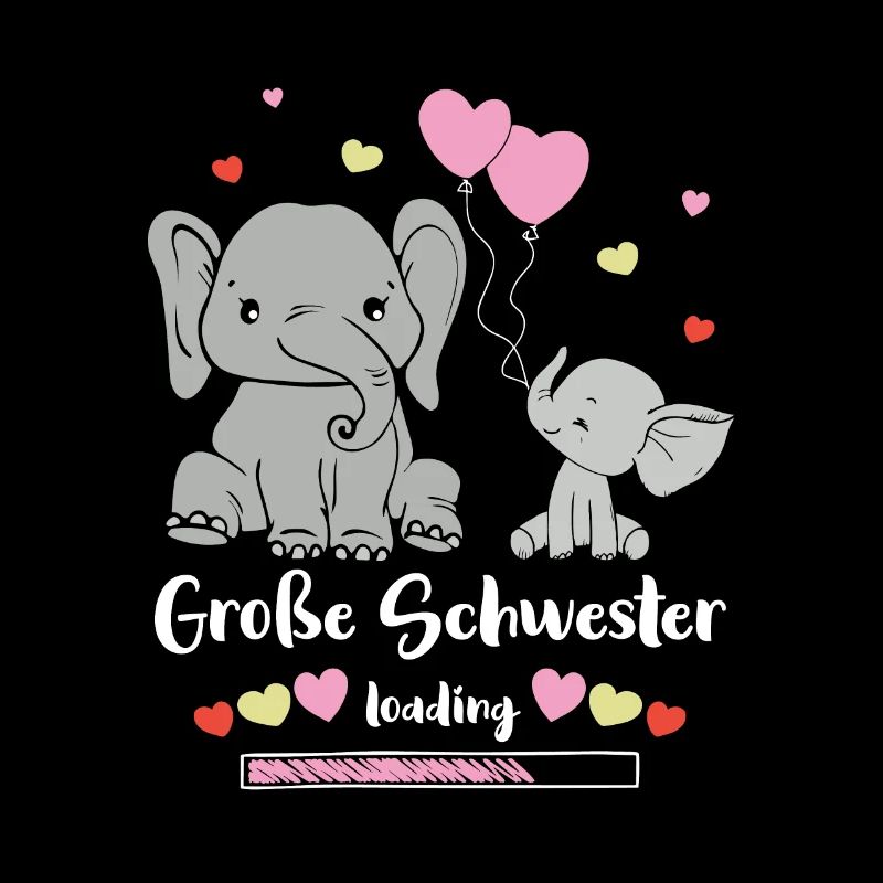 Große Schwester Loading Elefant