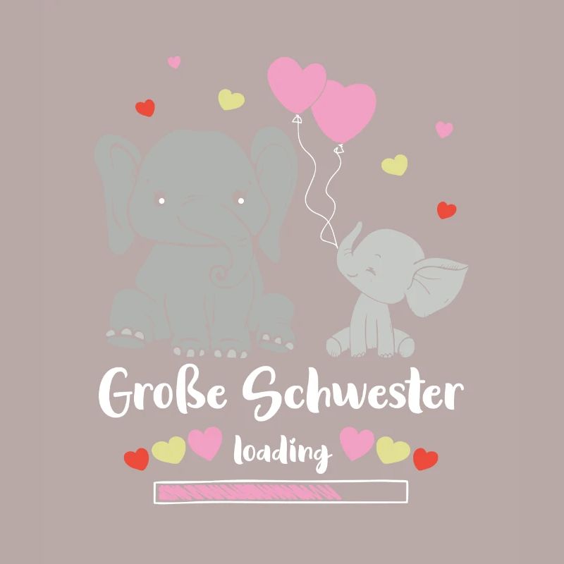 Große Schwester Loading Elefant
