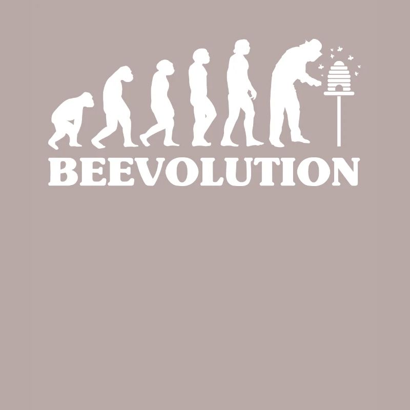 Beevolution Shirt Geschenk Imker Evolution