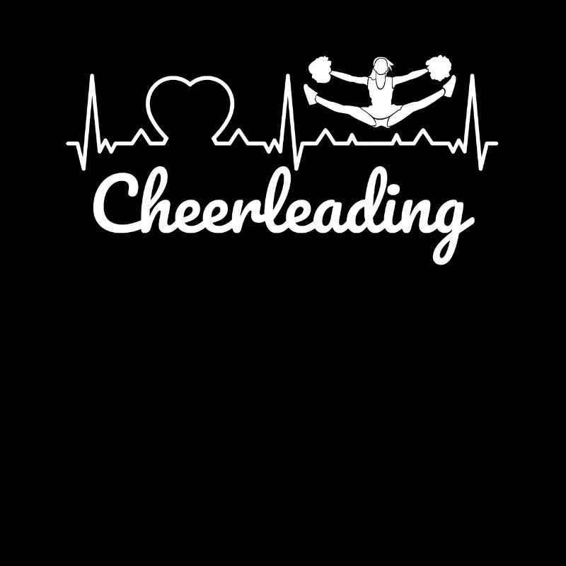 Herzschlag Herzlinie Herzfrequenz Cheerleading