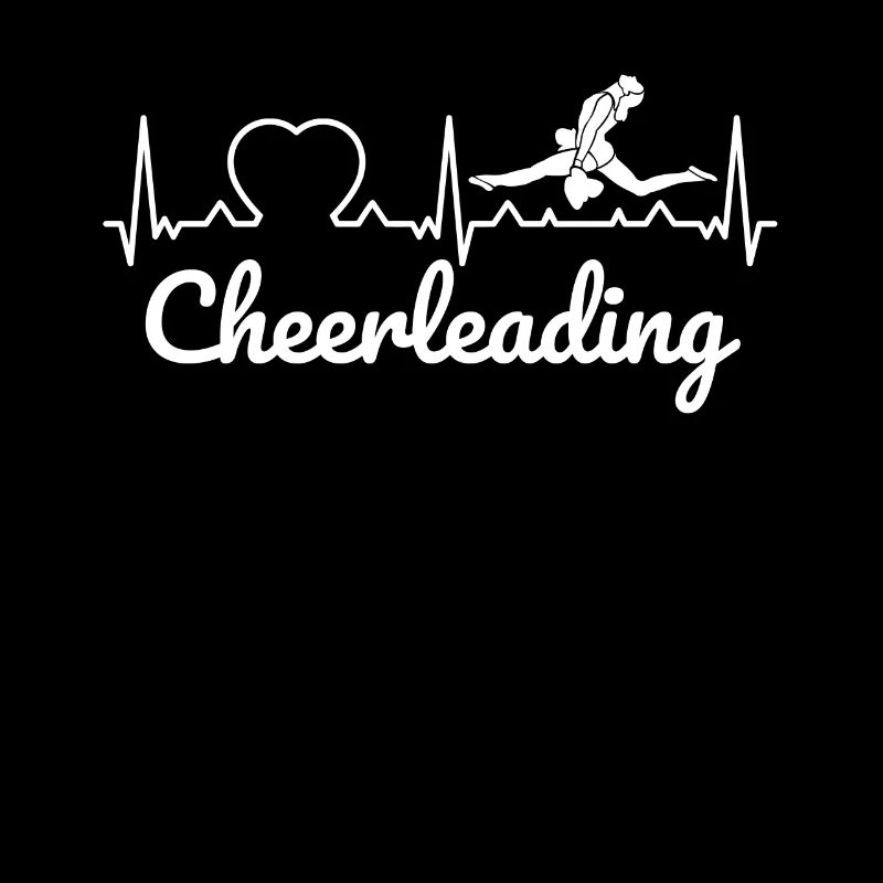 Herzschlag Herzlinie Herzfrequenz Cheerleading