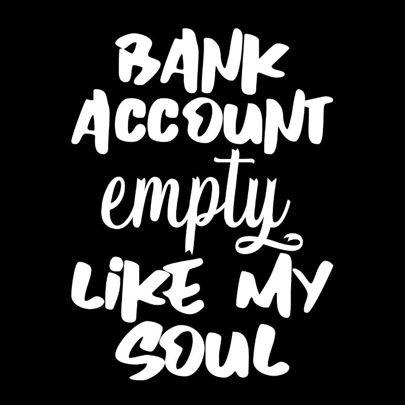Compte bancaire vide comme mon âme 4