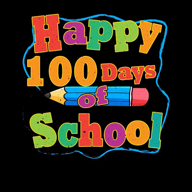 Étudiant au crayon 100e jour 100 jours d’école