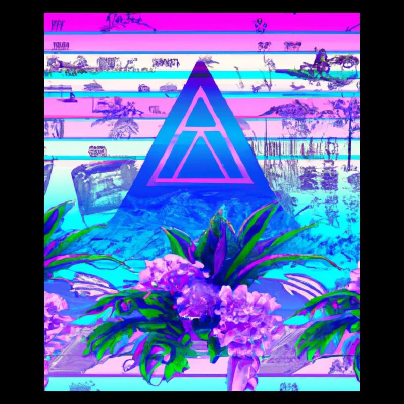Synthwave Sun Hawaii Vaporwave Esthétique