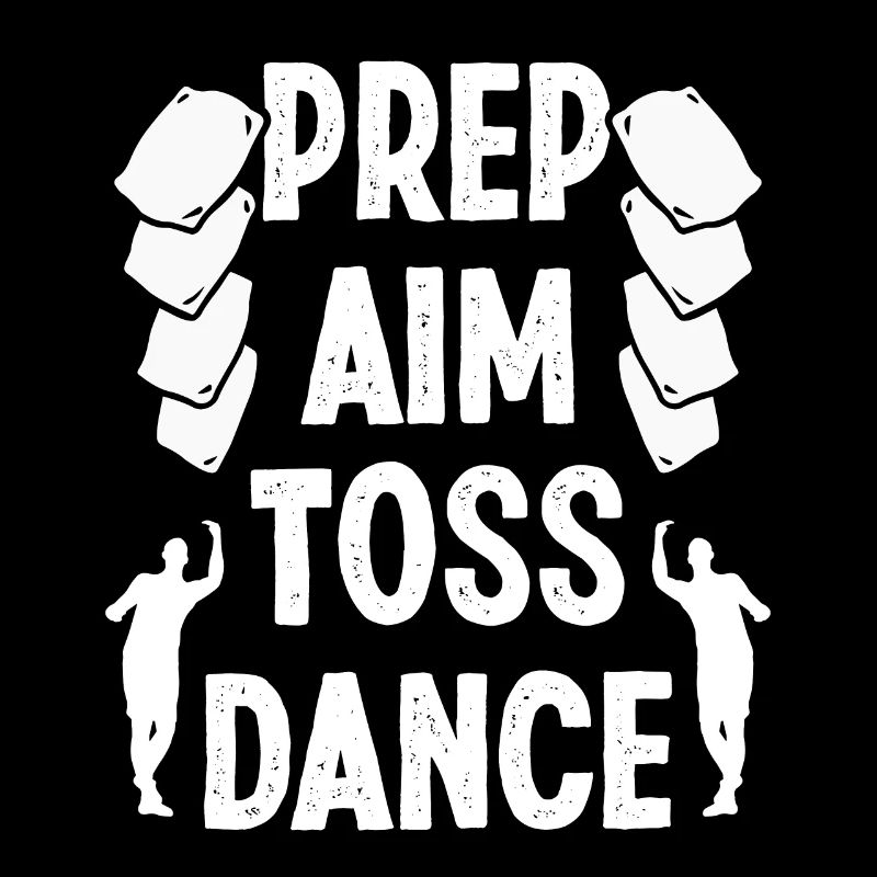 Cornhole Player Prep Aim Toss Dance Drinking Toss