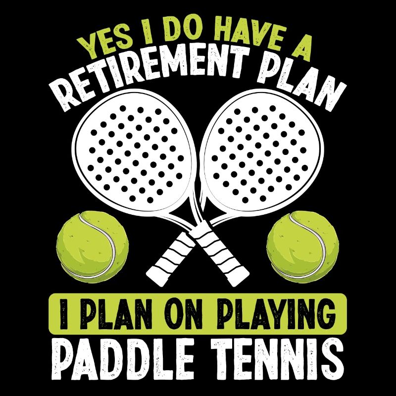 Paddle Tennis Player Retirement Plan Retired