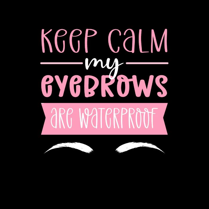 My eyebrows are waterproof. Microblading