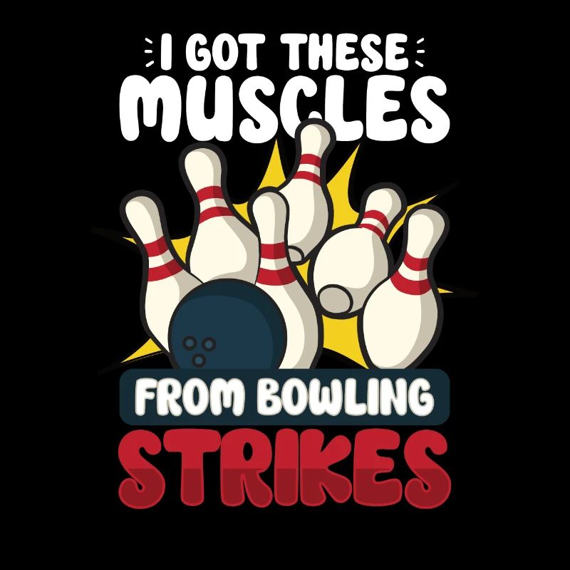 Lustige Bowling Team Bowler Strike Geschenkidee