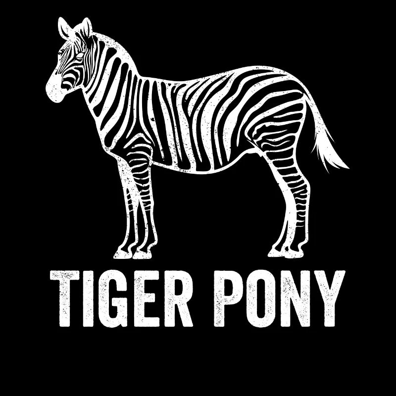 Funny Zebra Tiger Pony