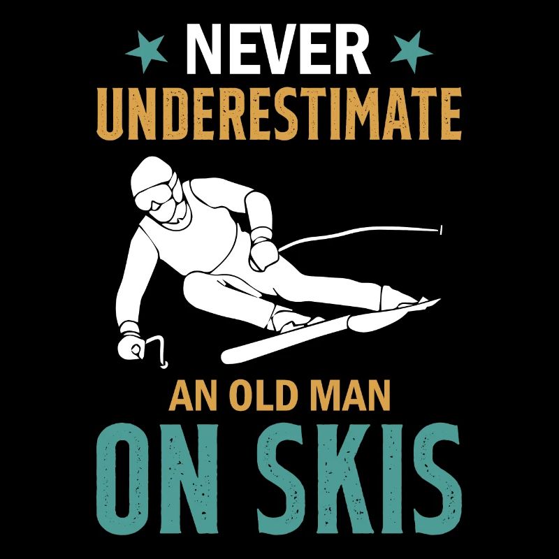 Ski Winter Skiing - Never Underestimate An Old Man
