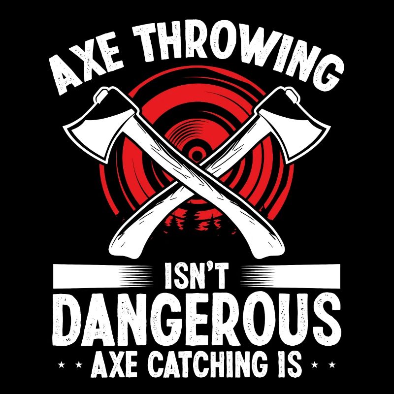 Axe Throwing Axe Catching is dangerous Thrower