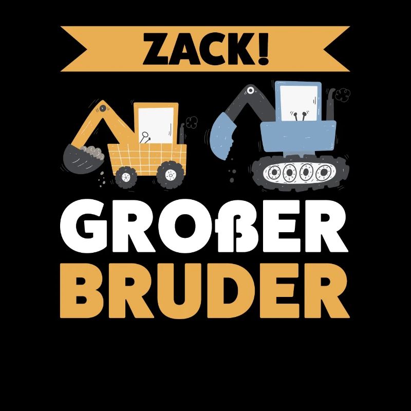 Großer Bruder Bagger Brüder Geschenk